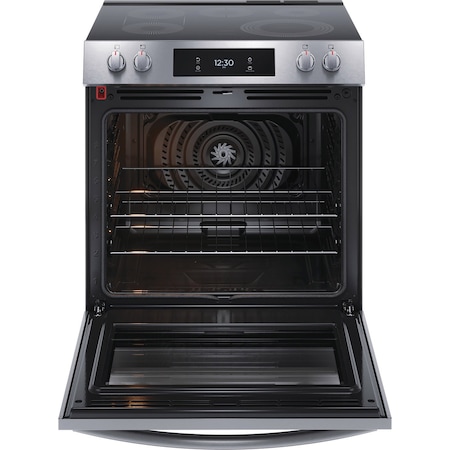 Frigidaire Frigidaire Gallery 30in. Total Convection Electric Range, Air Fry & No Preheat, Stainless Steel GCFE3060BF